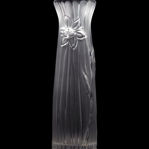 A Lalique Jonquille Vase Second