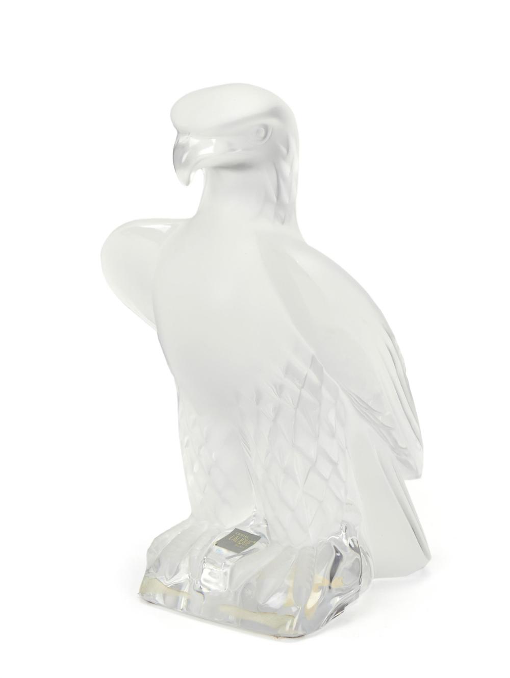 A LALIQUE "LIBERTY EAGLE" CRYSTAL