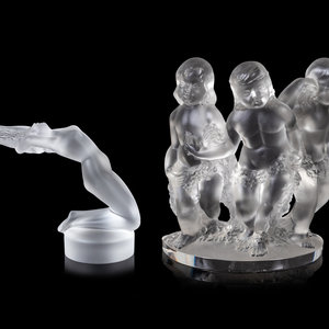 A Lalique Luxembourg Sculpture