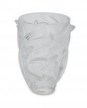 A LALIQUE "MARTINETS" CRYSTAL