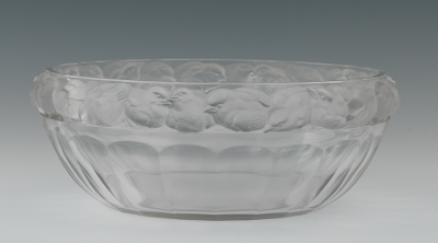 A Lalique "Mesanges" Bowl Apprx.