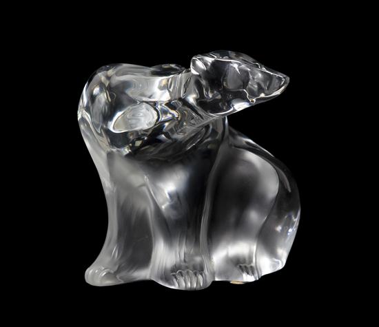 * A Lalique Molded and Frosted