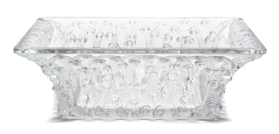 A Lalique Molded and Frosted