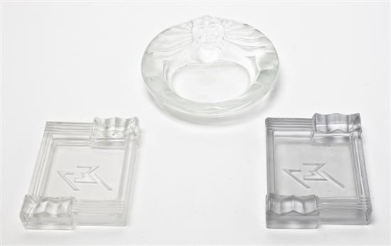 *A Lalique Molded and Frosted Glass