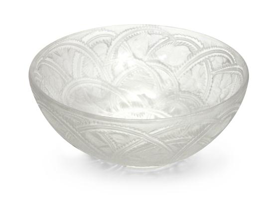 A Lalique Molded and Frosted