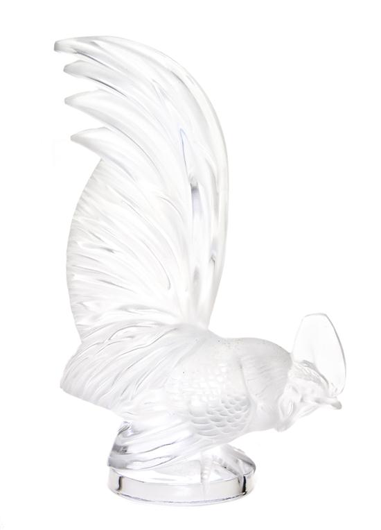 A Lalique Molded and Frosted