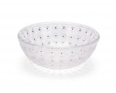 A LALIQUE "NEMOURS" CRYSTAL BO