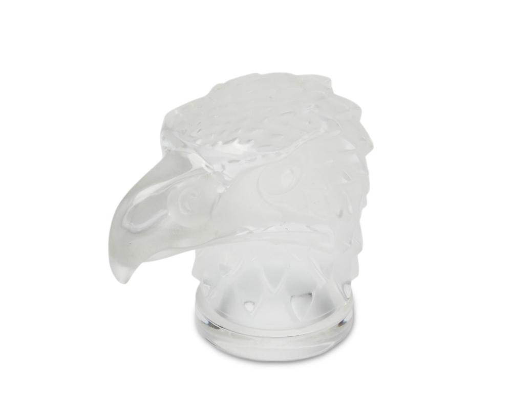 A LALIQUE "TETE D'AIGLE" CRYSTAL