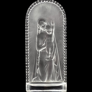 A Lalique Vierge à l'Enfant