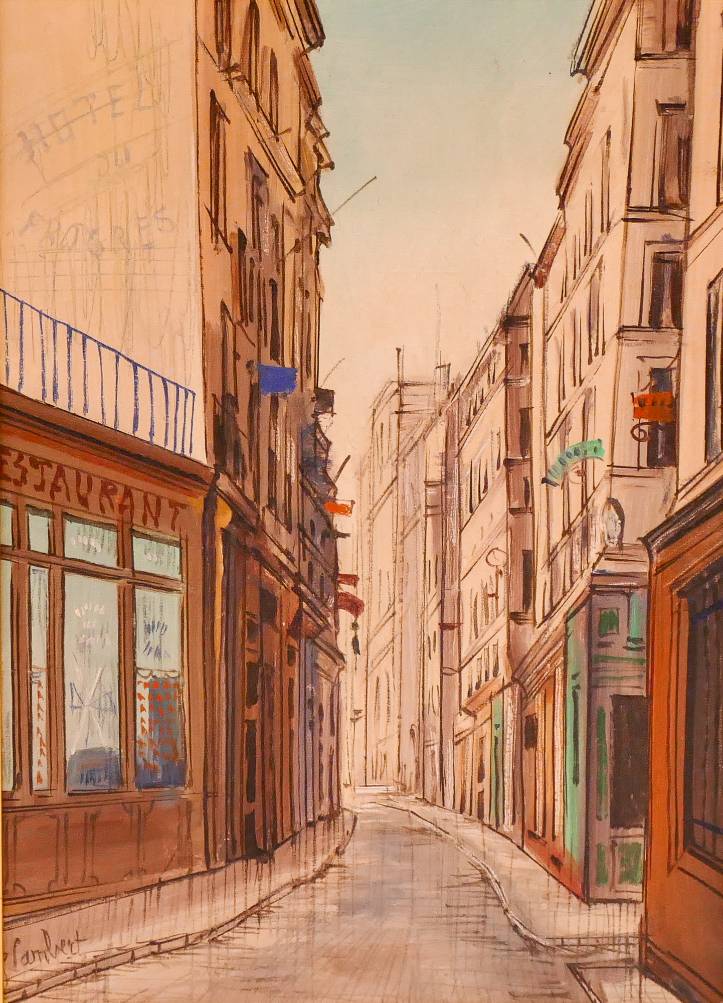 A. Lambert French Street Scene