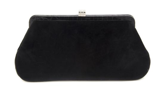 A Lambertson Truex Black Velvet and