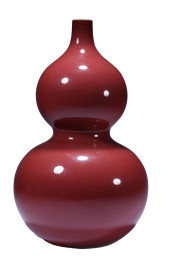 A LANGYAO TYPE RED GOURD-SHAPE