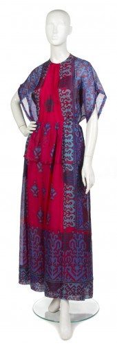 A Lanvin Multicolor Silk Voile