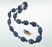 A Lapis Jewelry Lot Containing