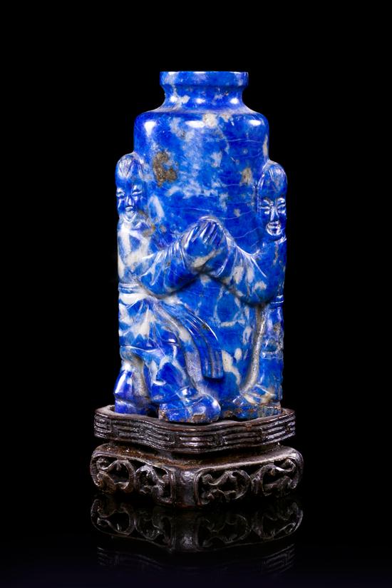 *A Lapis Lazuli Snuff Bottle the