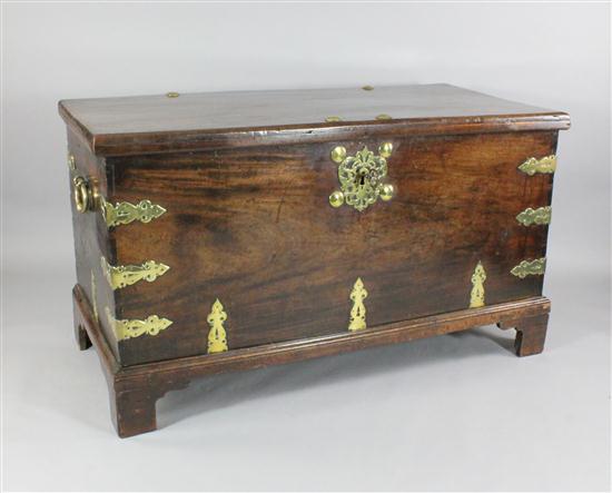 A large 18th century brass