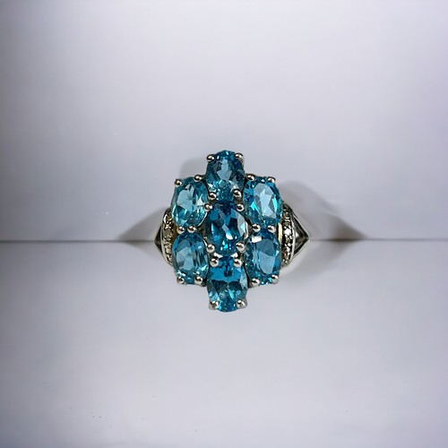 A large 6.42ct Swiss blue Topaz