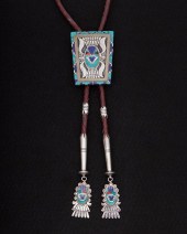 A LARGE ABRAHAM BEGAY STERLING