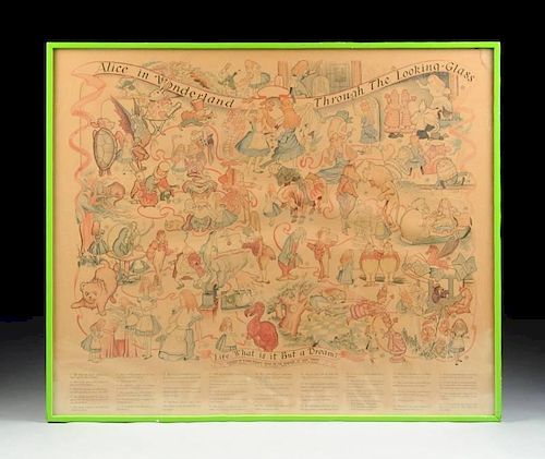 A LARGE "ALICE IN WONDERLAND