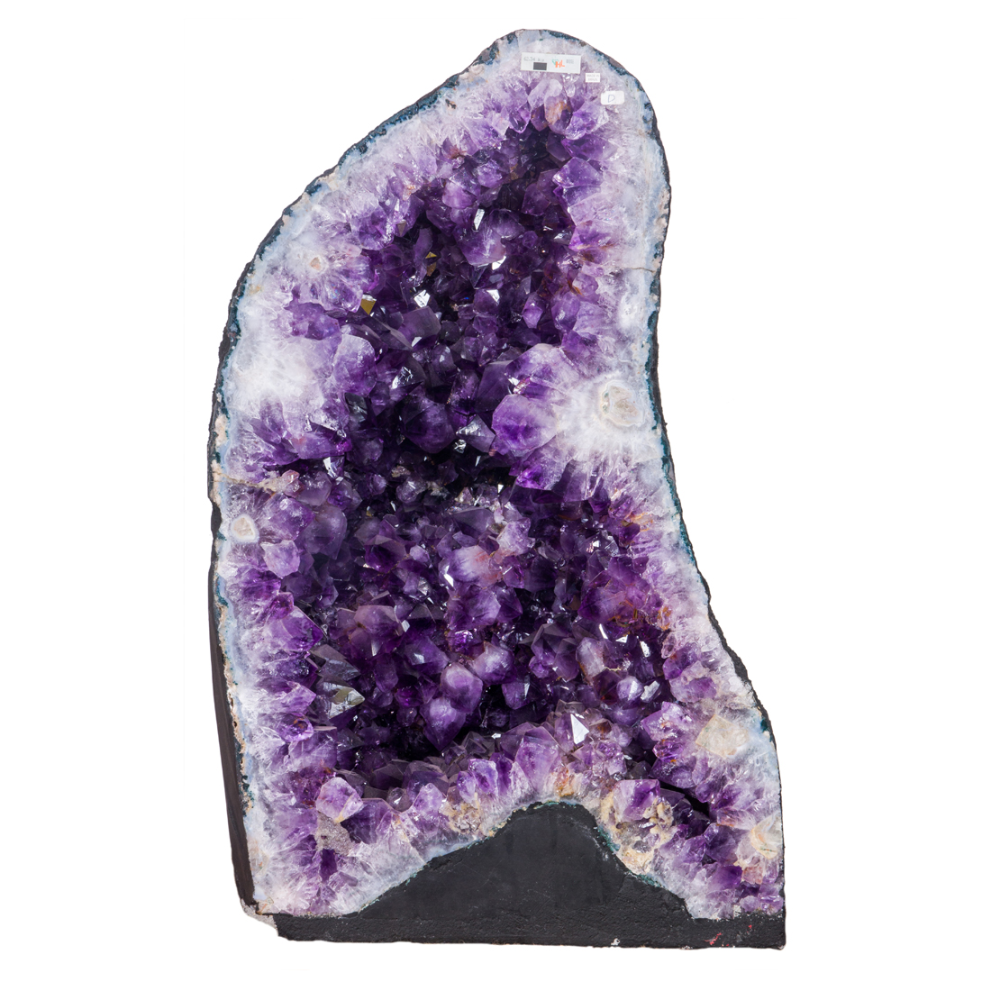 A LARGE AMETHYST GEODE A large