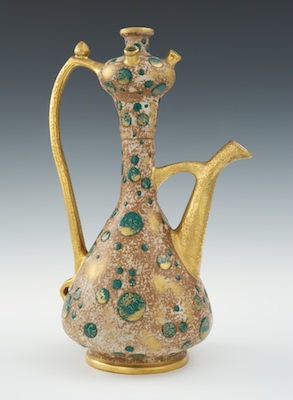 A Large Amphora Ewer with Gilt