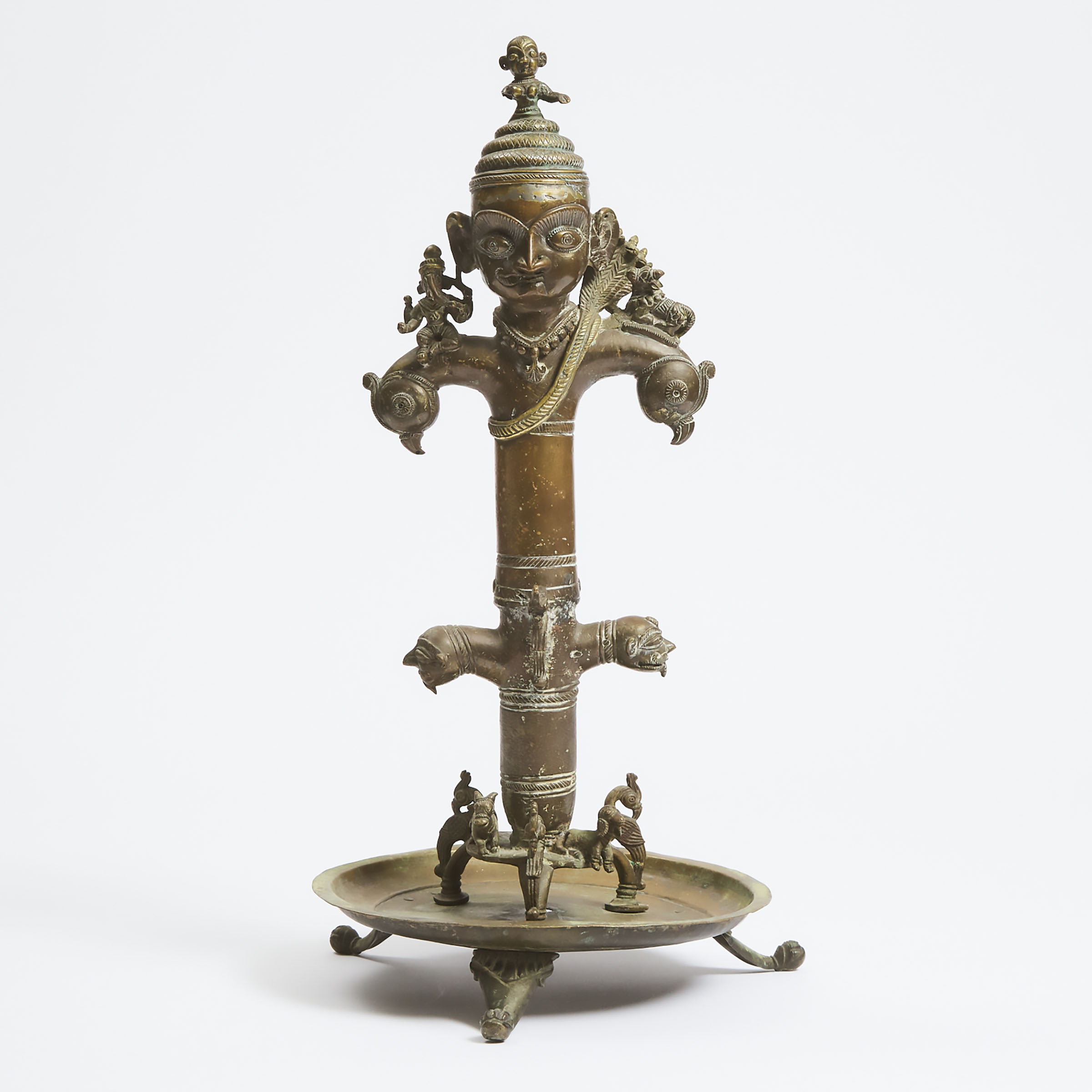 A Large and Complex Bronze Figure