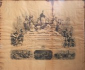 A large and elaborately engrav