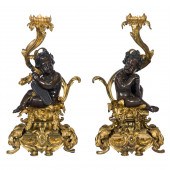 A LARGE AND IMPRESSIVE PAIR OF