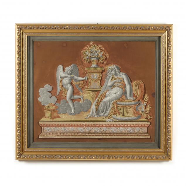 A LARGE ANTIQUE CONTINENTAL