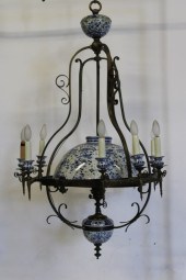 A LARGE ANTIQUE PATINATED META
