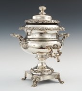 A Large Antique Silver Plated