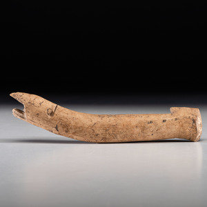A Large Antler Atlatl Hook