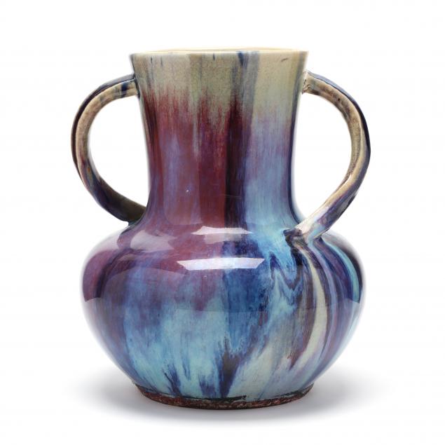 A LARGE ART POTTERY