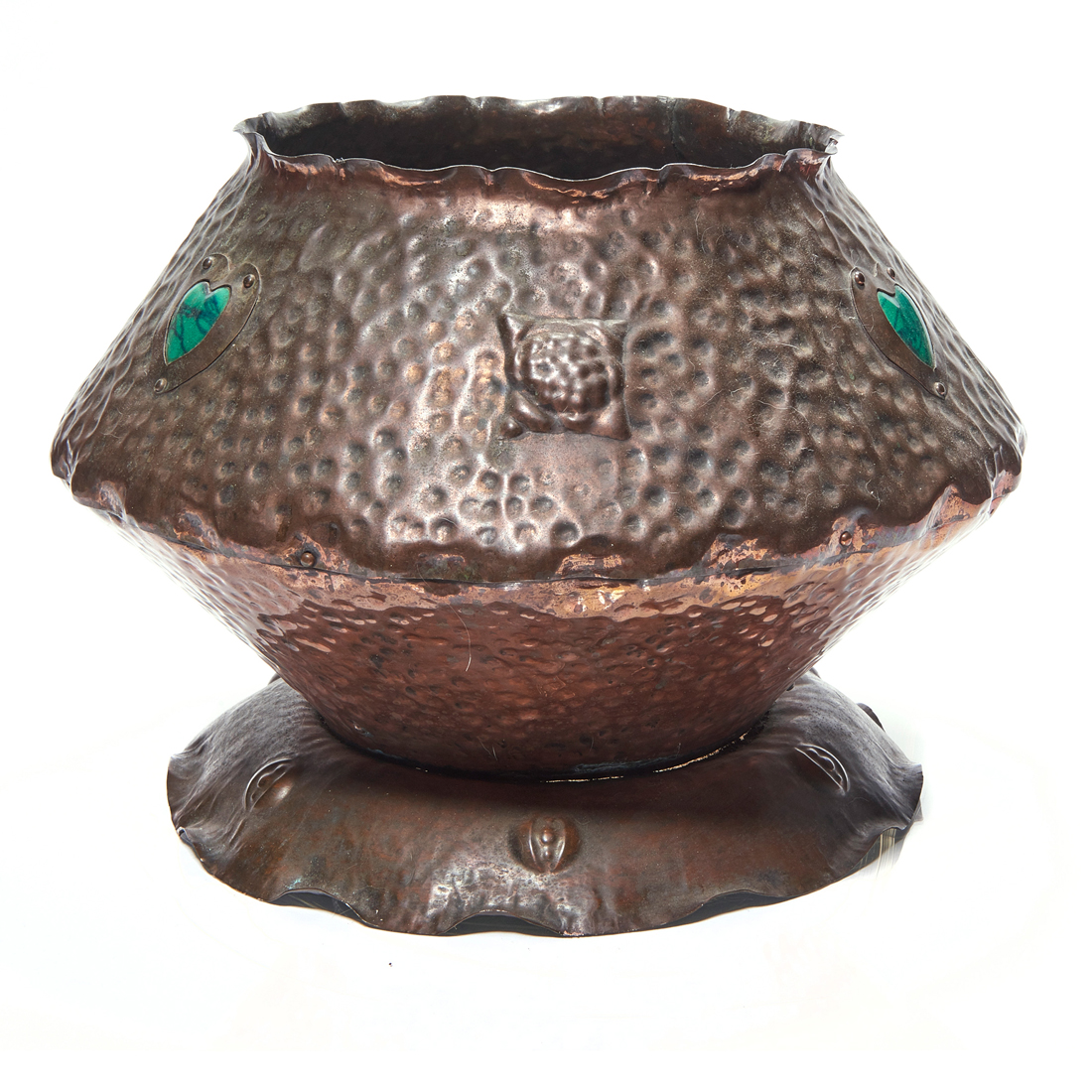 A LARGE ARTS & CRAFTS ENAMEL