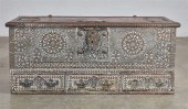 A LARGE ASIAN METAL OVERLAY CH