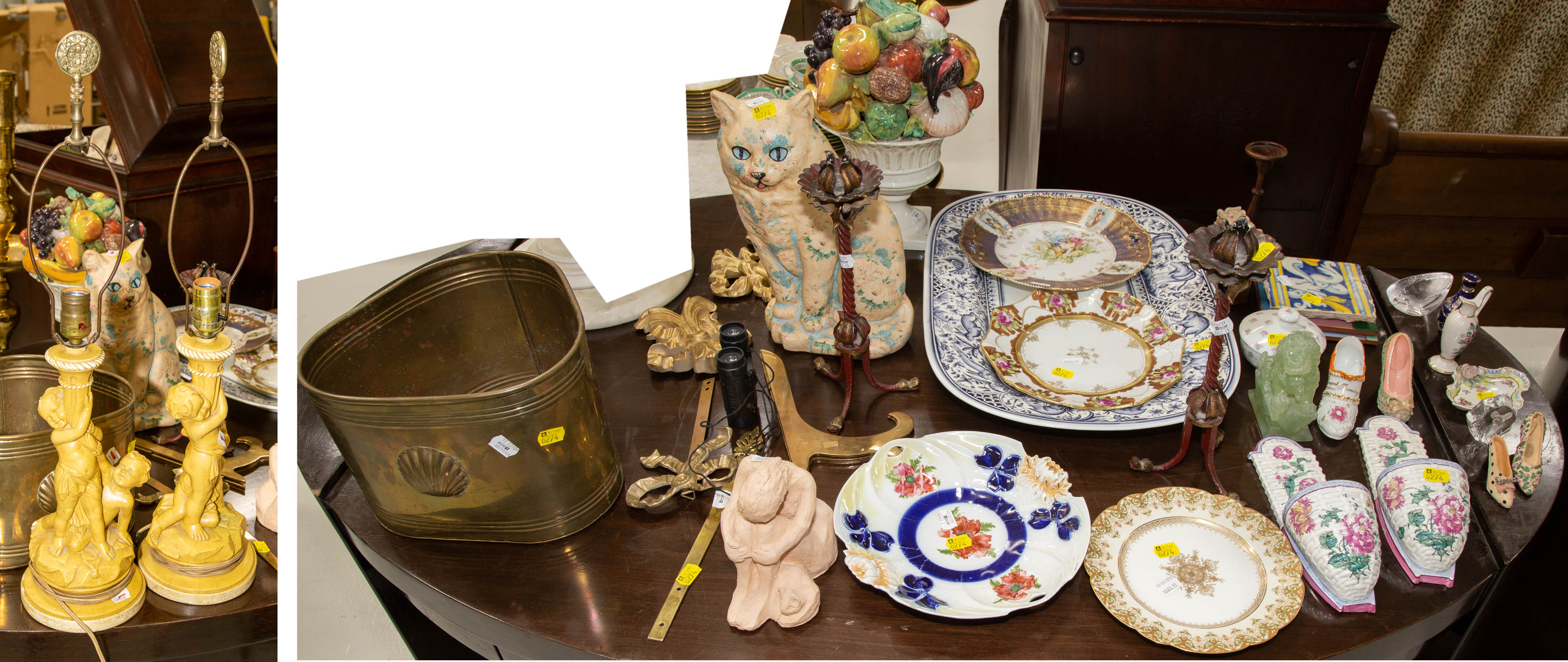 A LARGE ASSORTMENT OF ITEMS