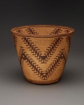 A LARGE ATSUGEWI BASKETA large