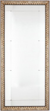 A LARGE BAROQUE STYLE SILVERED
