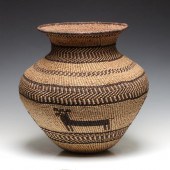 A LARGE BASKETRY OLLA ATTRIBUT