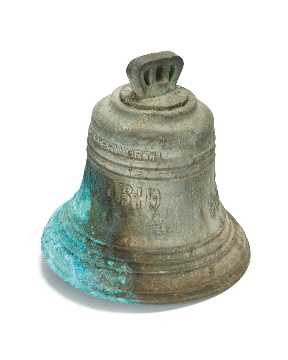 A LARGE BRONZE BELLA large bronze