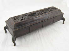 A large bronze Chinese incense