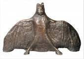 A LARGE BRONZE FIGUREA Large B