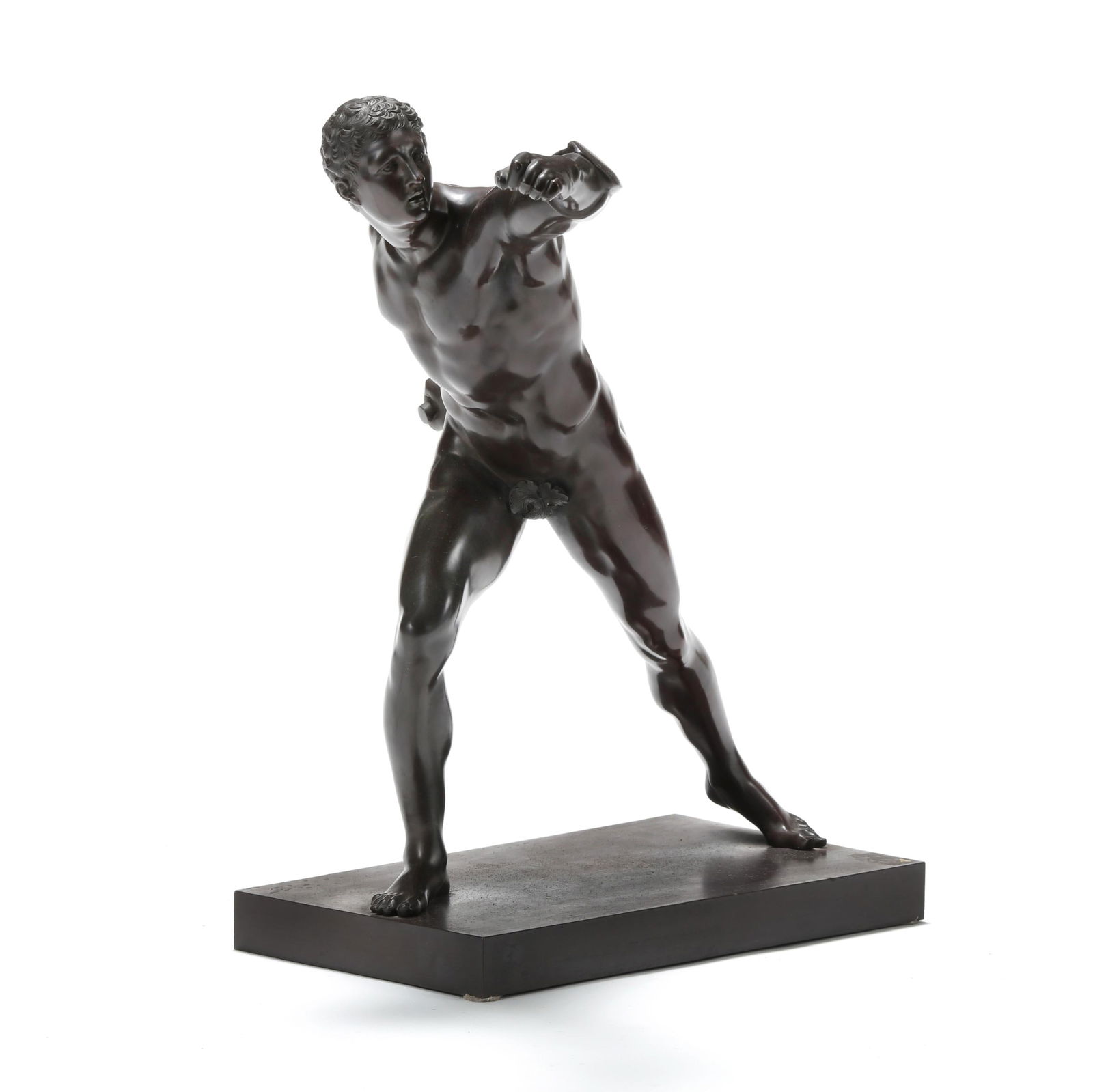 A LARGE BRONZE MODEL OF THE