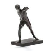 A LARGE BRONZE MODEL OF THE BO