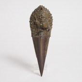 A Large Bronze Phurba Ritual D