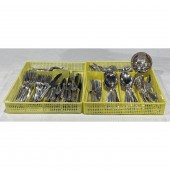 A LARGE BRUCKMANN PLATED SILVE