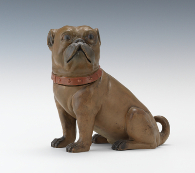 A Large Bulldog Figural Humidor