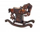 A LARGE CAROUSEL-STYLE CARVED