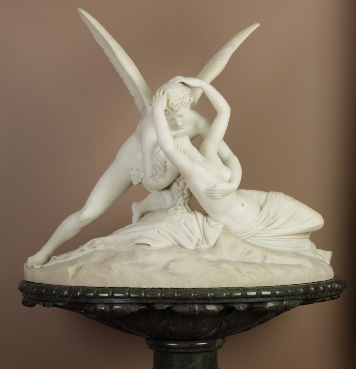 A Large Carved Marble Group of