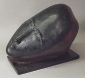 A large cast and patinated met
